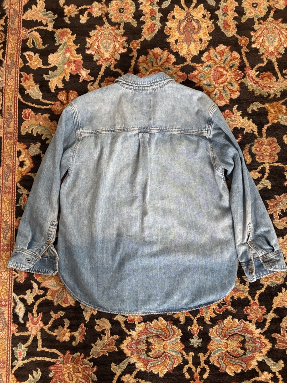 Universal Thread Oversized Chambray Work Shirt - Picture 2 of 7